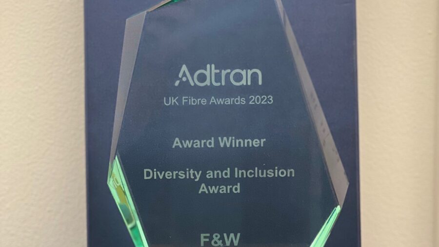 F&W Networks Honoured with Diversity Award from Adtran